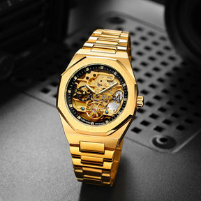 Miami Design -Silver Automatic Watch Men 3D Diamond Diamant Diam