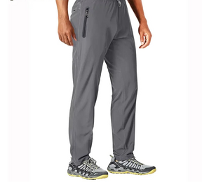 Pantalones de tacor de miami hombres rápido seco recto corriendo pantalones de senderismo elástico yoga fitness ejercicio de chándal joggers