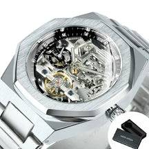 Miami Design -Silver Automatic Watch Men 3D Diamond Diamant Diam