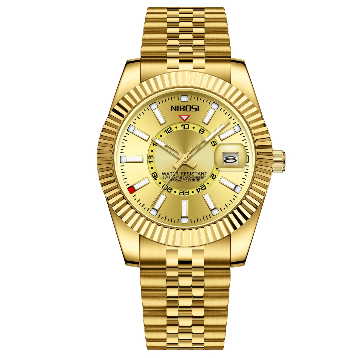 MIAMI EXPRESS NIBO - Luxury Wristwatch For Man Waterproof Sport Luminous Date Men Watch Quartz Stainless Steel Men's Watches