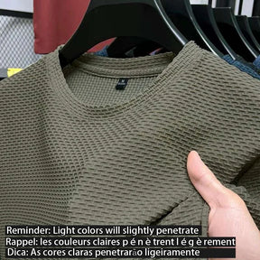T-Shirt-M-5xl Herren-Freizeit-T-Shirt-Cool & Falten-resistent