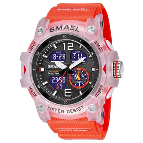 Miami Men's Sports Watch - étanche, alarme, chronomètre, rétroéclairage LED et affichage à double temps