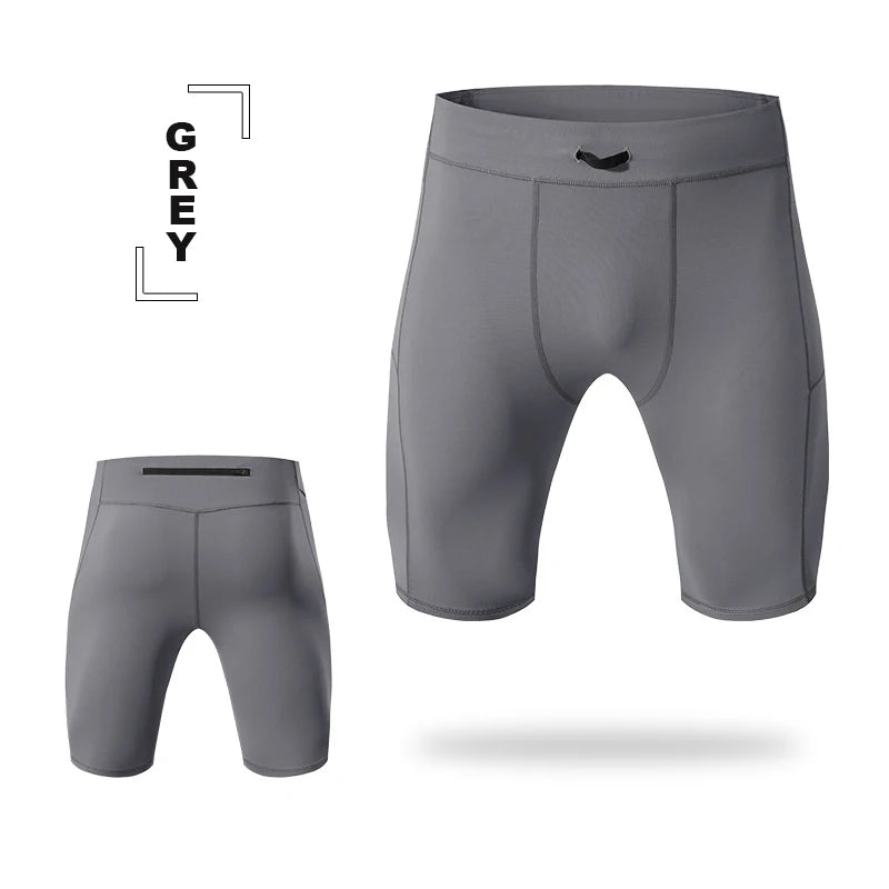 Short de compression pour hommes – Séchage rapide & Coupe extensible