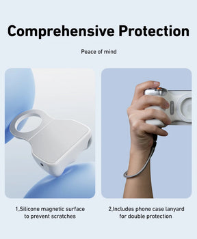 TELESIN ™ Phone Camera Shoot Hand Grip - Magnétique Portez avec télécommande pour iPhone et Android