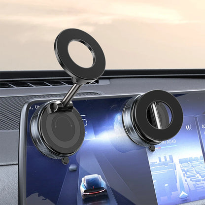 Forte supporto magnetico per telefono per auto Design pieghevole Supporto per aspirapolvere regolabile a 360° per auto/scrivania/bagno/universale