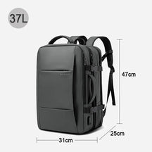 Expandable Waterproof Travel Backpack – Fits 17.3" Laptop – Large Capacity for Travel, Business & Outdoor – Unisex