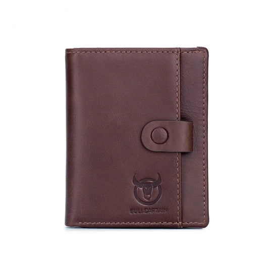 RFID Men’s Genuine Leather Wallet – Anti-Theft & Anti-Pickpocket