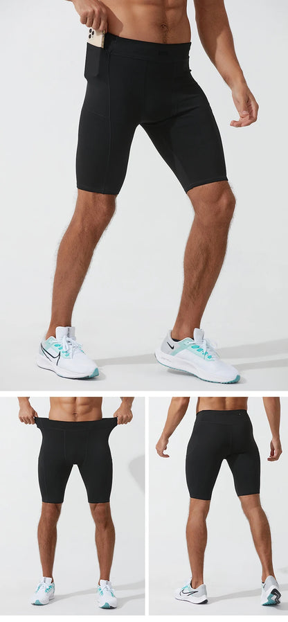 Short de compression pour hommes – Séchage rapide & Coupe extensible