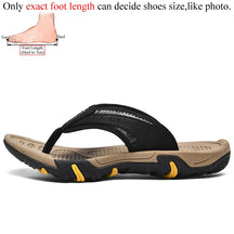 Sommermänner Flip Flops echte Lederschuppen im Freien Flip Flop