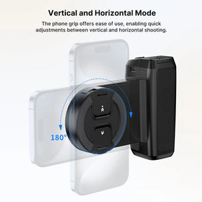 Ulanzi ™ Magsafe smartphone Camera Sluiter Grip Bluetooth Selfie -handvat als camerafoto -stabilisator Verticale horizontale shoot