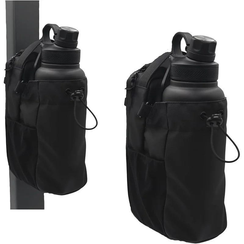 Magnetisk gymnastiktaske Magnetisk bæretaske med stor kapacitet med telefonlomme Bærbar pose til gymnastiksalen med vandflaske Gymnastiktilbehør Organizer