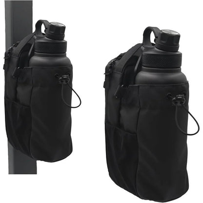 Magnetisk gymnastiktaske Magnetisk bæretaske med stor kapacitet med telefonlomme Bærbar pose til gymnastiksalen med vandflaske Gymnastiktilbehør Organizer