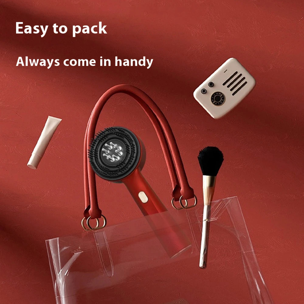 Electric Massage Comb 3 Modes Portable Red Light Laser Comb for Hair Follicle Hair Follicles On The Head Essence Oil Applicator