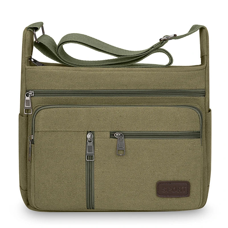 Axelväska i canvas (unisex)