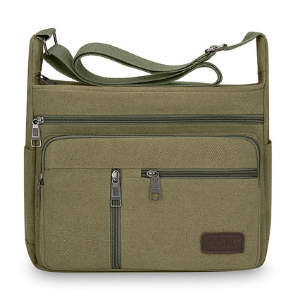 Axelväska i canvas (unisex)