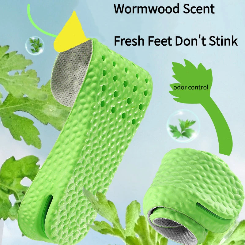 Air Cushion Insoles for Height, Shock Absorption & Odor Control