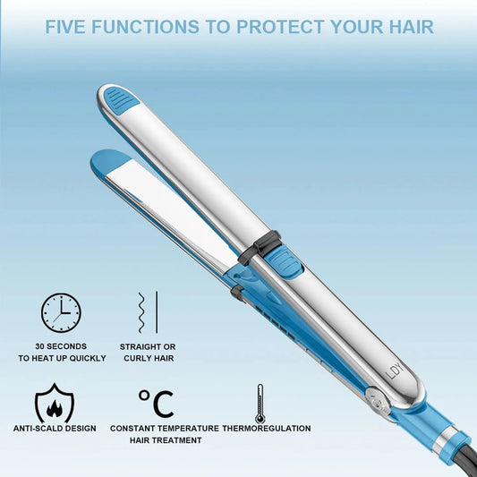 Ionic Hair Straightener – Professional Ionic Titanium Flat Iron | Anti-Frizz, Salon Results & Free Shipping to Europe & Free Gift