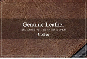 Design de Miami - Humer ™ Retro Wallet Unisex RFID - Anti -theft - anti -pickpocket -genuine cuero de cuero con cremallera soporte de monedas de monedas de monedas de monedas