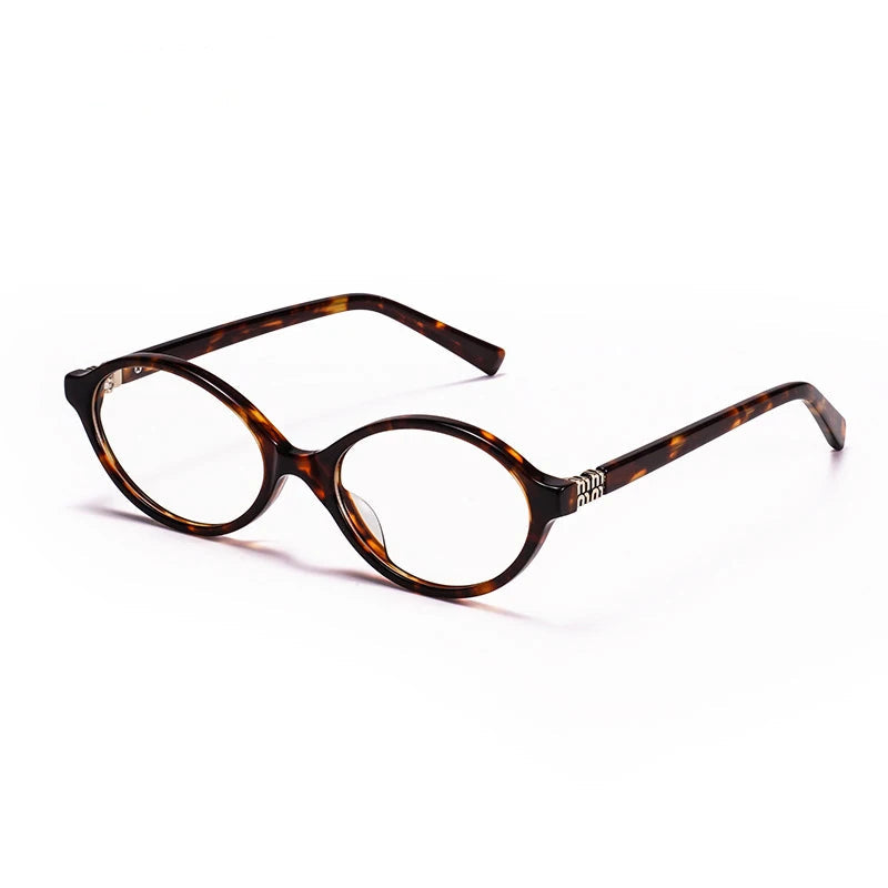 Glasses -Minimalist Oval Frame Glasses – Blue Light & Custom Prescription