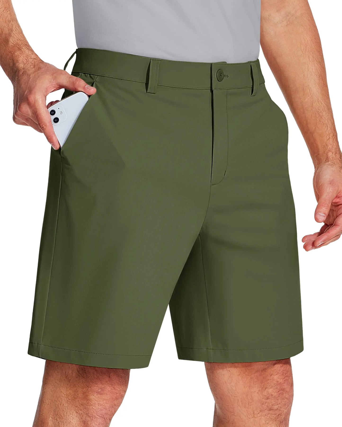 MIAMI TAC -Shorts décontractés et de golf à séchage rapide pour hommes – Stretch & 4 poches