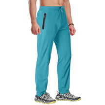 Pantalones de tacor de miami hombres rápido seco recto corriendo pantalones de senderismo elástico yoga fitness ejercicio de chándal joggers