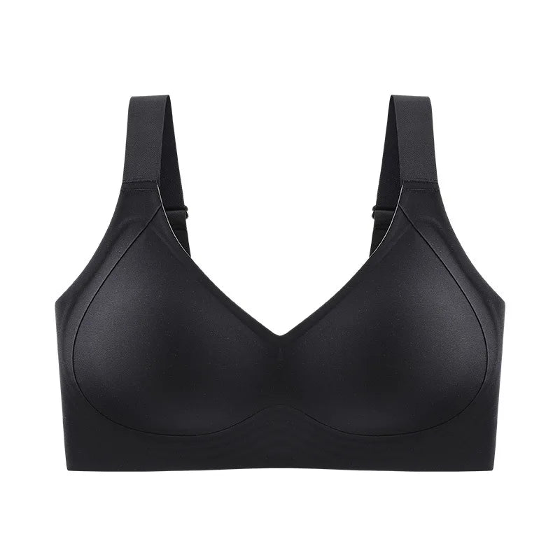 Push up reggiseno per le donne senza cuciture plus size reggiseni sottile tazza wirelette bralelette sexy brassere femme m-6xl