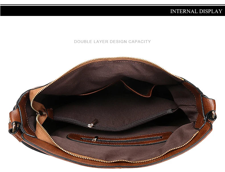Luksus håndtasker Dame Tasker Designer Tasker i blødt læder til Kvinder Hobos Europa Crossbody Taske Dame Vintage Berømt mærke Sac