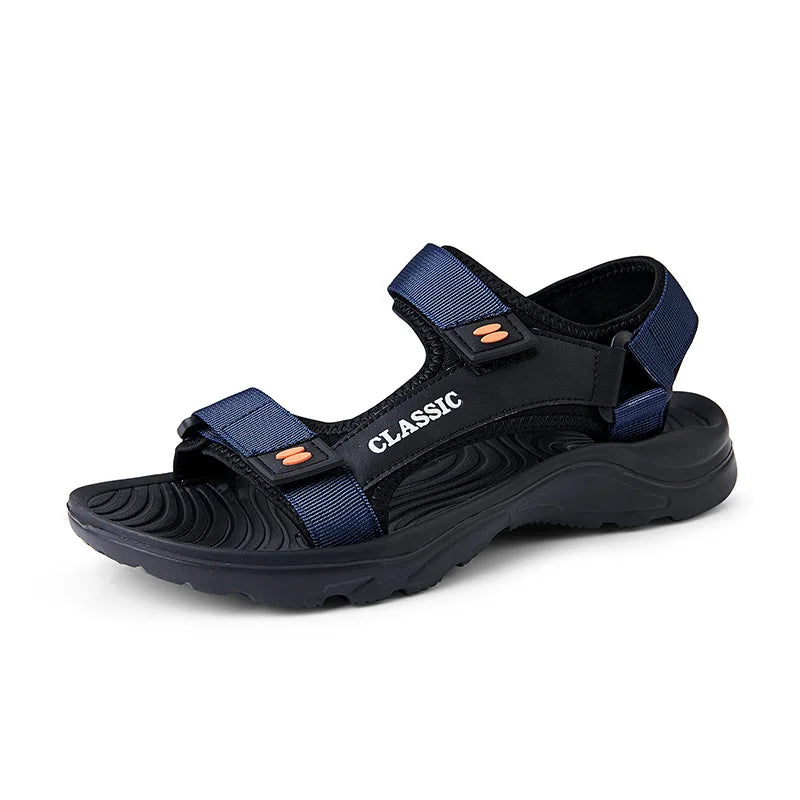 Sandálias masculinas de alta qualidade, verão, praia, férias, sapatos unissex, novos tênis ao ar livre, confortáveis, antiderrapantes, sapatos casuais