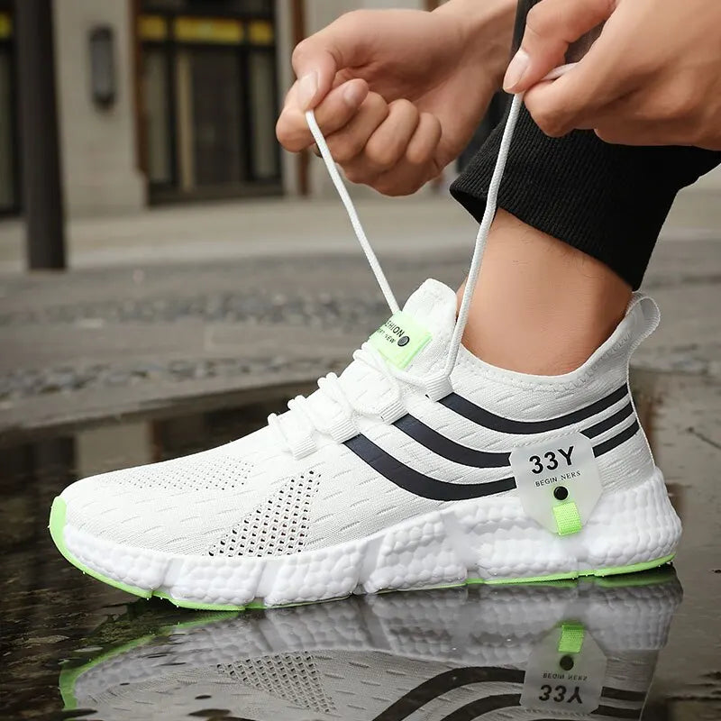 Unisex letvægts løbesneakers i mesh – åndbare & Sporty