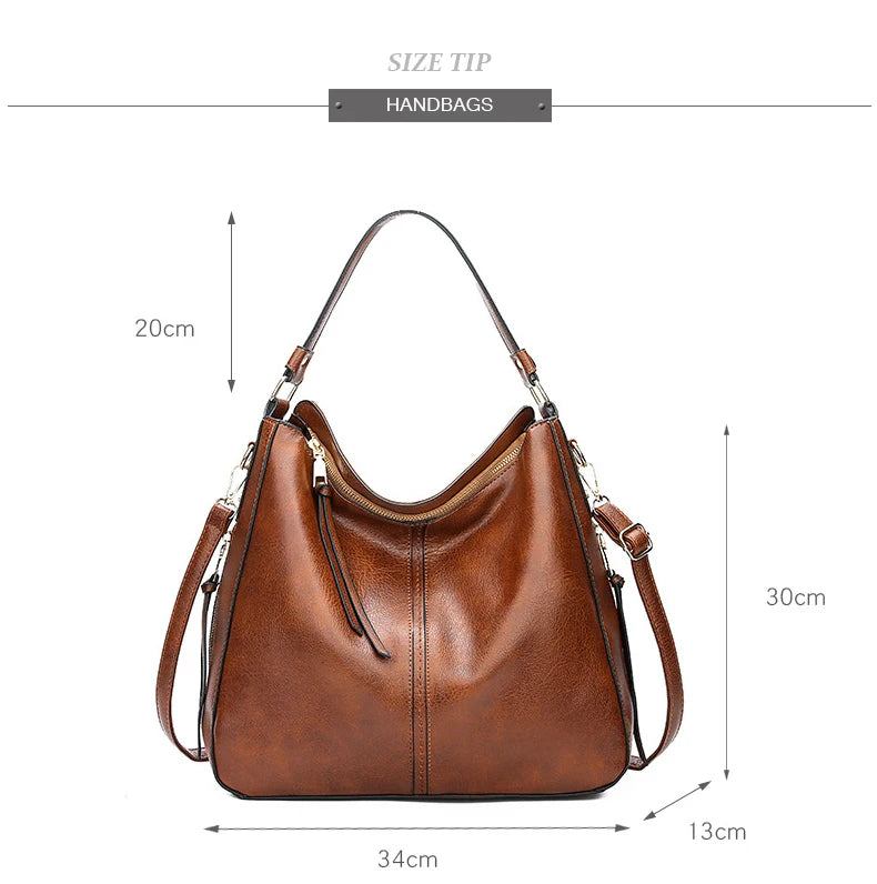 Luksus håndtasker Dame Tasker Designer Tasker i blødt læder til Kvinder Hobos Europa Crossbody Taske Dame Vintage Berømt mærke Sac