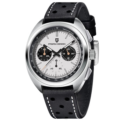 MIAMI DESIGN VK63 - Relógio masculino de luxo | Cronógrafo esportivo com vidro safira e movimento de quartzo