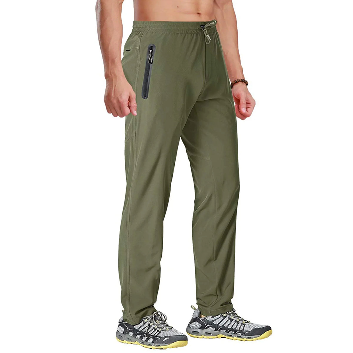 Miami Tac-Outdoor Hosen Männer schnell trocken gerade laufende Wanderhosen Elastizität Leichtes Yoga Fitness-Training Jogger Joggers