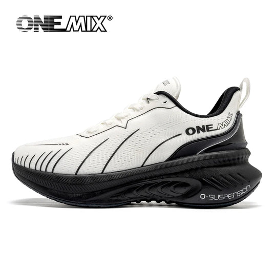 Athletic Shoes / Sneakers / New Cushioning Running Shoes For Men Suitable Heavy Runners Lace Up Sports Women Non-slip Outdoor Athletic Male Sneakers