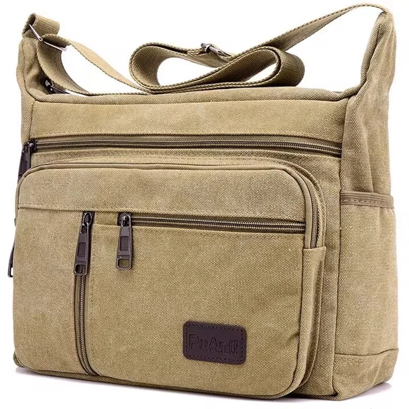Axelväska i canvas (unisex)