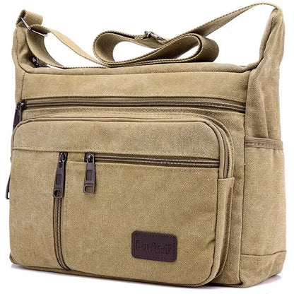 Axelväska i canvas (unisex)