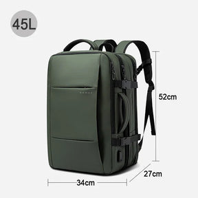 Expandable Waterproof Travel Backpack – Fits 17.3" Laptop – Large Capacity for Travel, Business & Outdoor – Unisex
