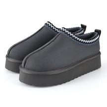 Tazzy Winter Suède Fuzzy Pantoffels voor Dames – Warm, Antislip & Binnen-/buitencomfort