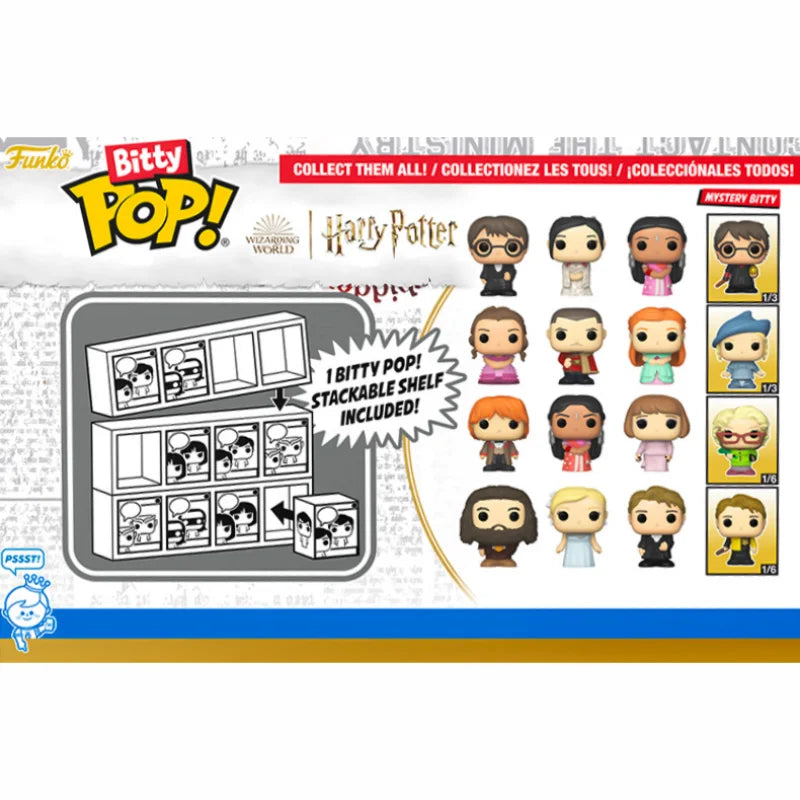 Funko Pop ™ Bitty Harry Potter Bitty 4pcs Blind Box Mini Azione Bambola Desktop Decoration Edition Limited Model Giocatto