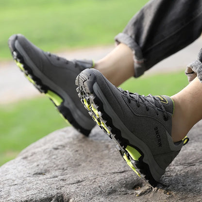 Botas de caminhada masculinas – antiderrapantes prontas para uso ao ar livre