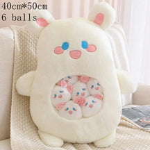 Schattig dieren pluche kussen - mini candy tas poppen voor kindercadeaus