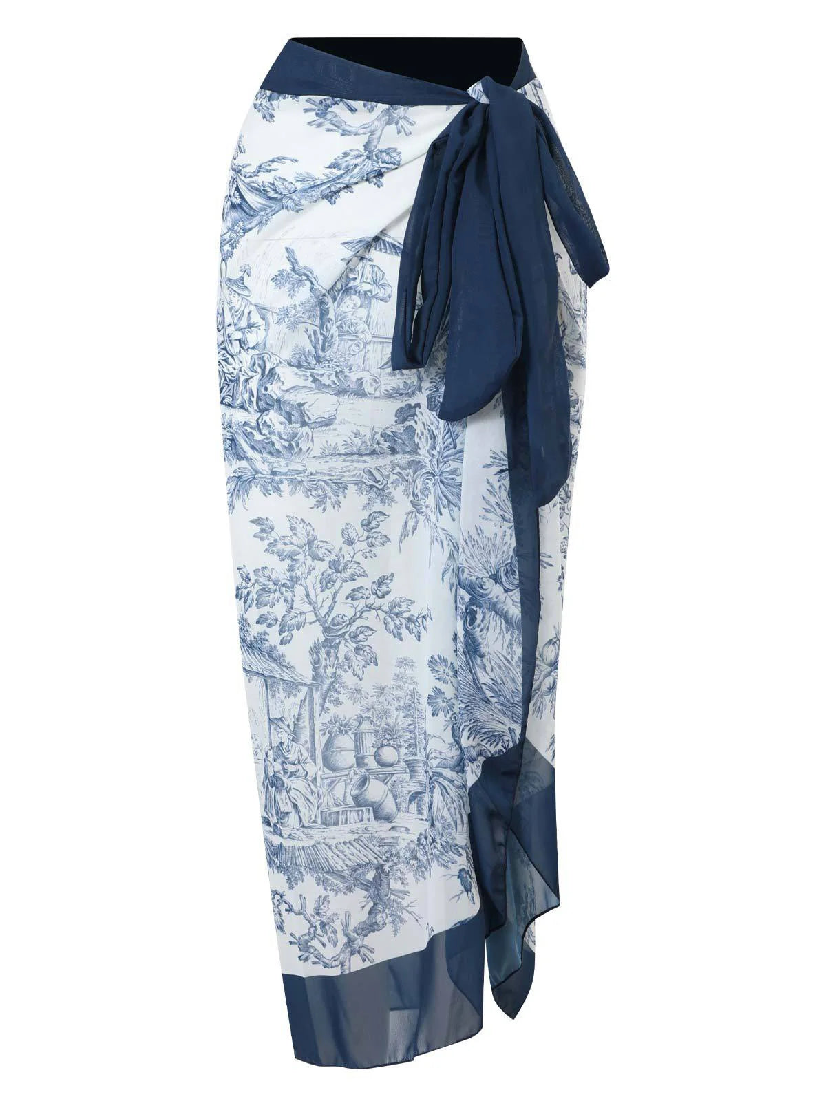 S- XL trykt bøyle badedrakt for kvinner Bikini med høy midje Dame badetøy Tredelt bikinisett Badedrakt Swim V4106