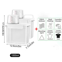 1100/1800/2300 ml de buanderie rechargeable ou distributeur de distributeur de distributeur réservoir vide pour conteneur de rangement avec étiquettes