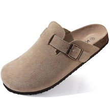 Echte suède klompen – Unisex comfort met boogondersteuning & Kurken voetbed