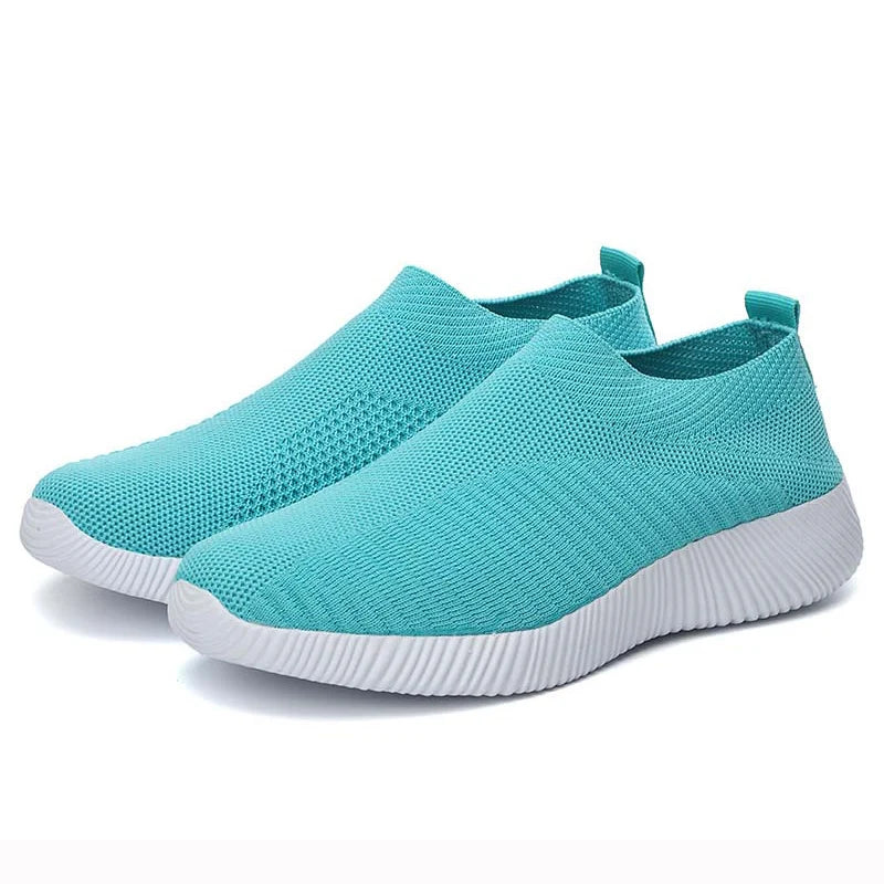 Dame Sneakers Slip On Sok Sko Damer Flad Casual Sneaker Dame Sports Sko Breather Vulcanize Sko Til Damer Zapatillas