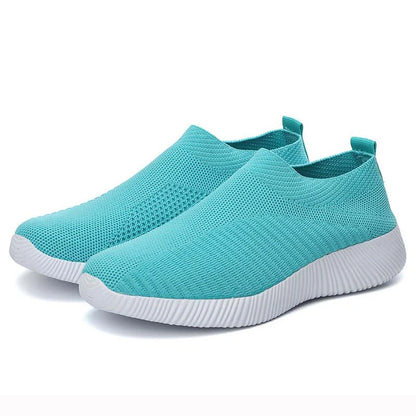 Dame Sneakers Slip On Sok Sko Damer Flad Casual Sneaker Dame Sports Sko Breather Vulcanize Sko Til Damer Zapatillas
