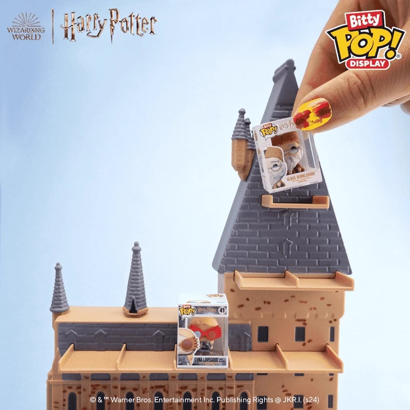 Édition authentique Funko Bitty Pop ™ Harry Potter: Poudlard Castle Anime Action Desktop Decoration Ornement Modèle Toys Collectible Modèle