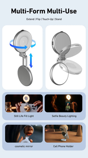 TELESIN ™ Phone Camera Shoot Hand Grip - Magnétique Portez avec télécommande pour iPhone et Android