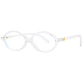 Oval Vintage Opticla Reading Glasses Women Small Size Anti Blue Light Computer Eyeglass Retro Prescription Spectacels