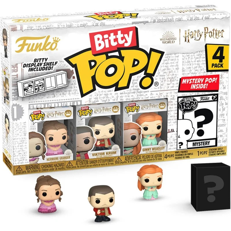 Funko Pop ™ Bitty Harry Potter Bitty 4pcs Blind Box Mini Action Doll Model Desktop Decoration Limited Edition Model Toy Gift