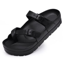 Damesplatform Sandalen Sandalen Zomerstrand Waterdichte sandalen mode boogondersteuning kussen glijbanen zacht licht eva platte schoenen